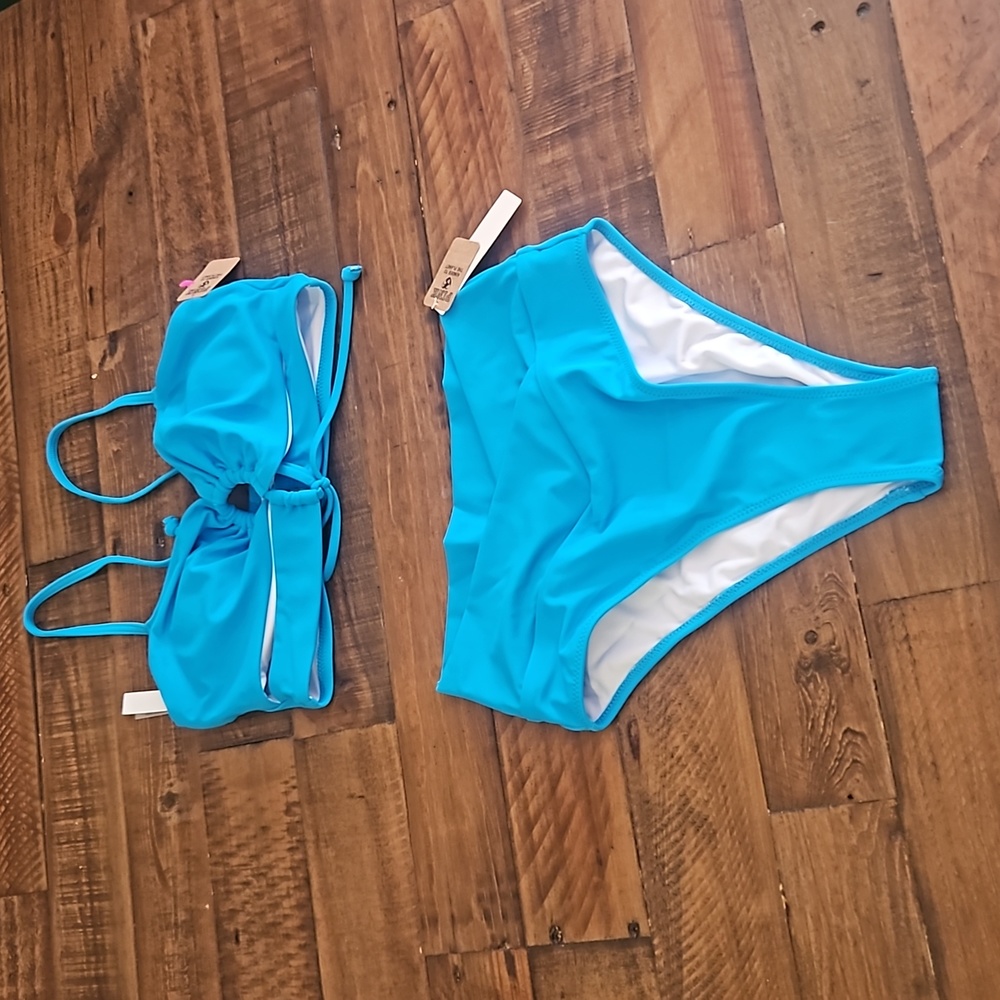 VICTORIA’S SECRET BIKINI SWIMSUIT: BRIGHT MARINE: NEW WITH TAGS: SIZE XS